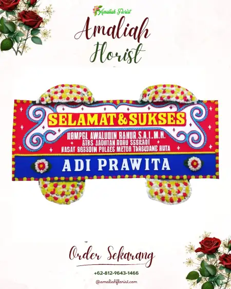 Papan Bunga Ucapan Selamat Suator